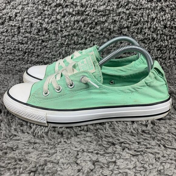 Converse Shoreline Canvas Shoes Women’s Size 9 Green White 556690F Sneakers - Picture 1 of 8